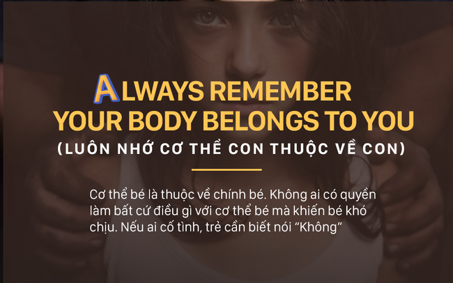 Nguy&ecirc;n tắc cha mẹ cần dạy con ngay lập tức để tr&aacute;nh bị x&acirc;m hại t&igrave;nh dục - Ảnh 3.
