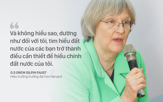 Hiệu trưởng Harvard và những câu nói khó quên trong buổi trò chuyện với SV Nhân văn TP.HCM - Ảnh 6.