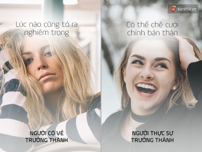 Những sự khác nhau cơ bản giữa người có vẻ trưởng thành và người thực sự trưởng thành - Ảnh 3.