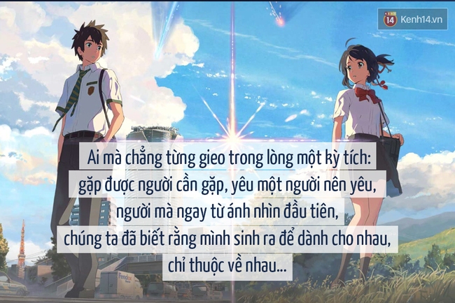 Your Name: Chỉ cần có niềm tin, cả thế giới sẽ xoay vần để giúp bạn tìm được tình yêu của mình - Ảnh 6.