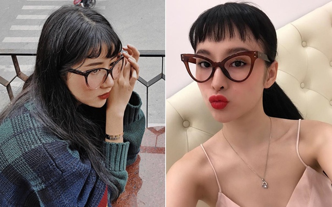 Angela Phương Trinh & Quỳnh Anh Shyn thành chị em một nhà vì để tóc mái, đeo kính giống nhau - Ảnh 4.