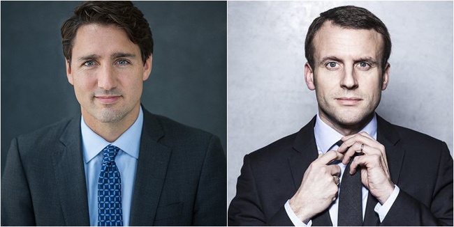 Tân Tổng thống Pháp và Thủ tướng Canada: Tranh cãi nảy lửa về việc ai điển trai và nóng bỏng hơn? - Ảnh 1.