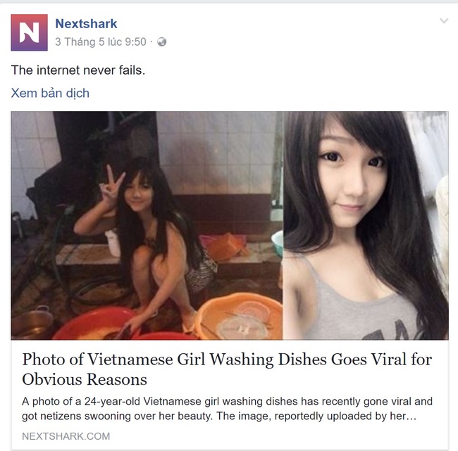 Hot girl rửa bát Việt Nam bất ngờ được báo Hàn, Singapore khen ngợi hết lời - Ảnh 2.