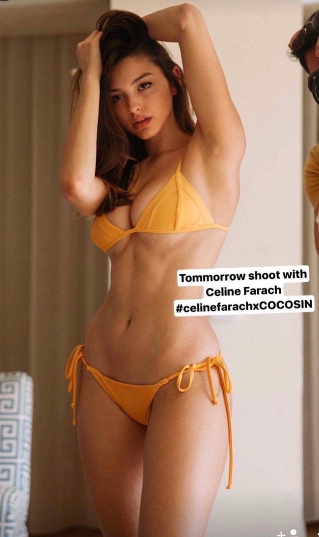 Celine Farach chưa về nước và đang chụp hình cho một thương hiệu thời trang Việt - Ảnh 3.