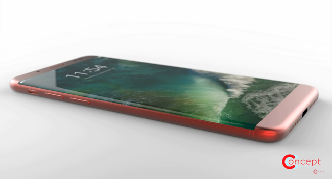 Cận cảnh vẻ đẹp mê mẩn của chiếc iPhone 8 Edge màu đỏ - Ảnh 1.