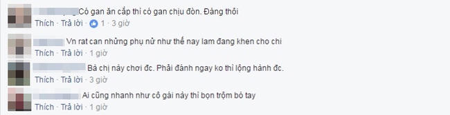 Clip: Người phụ nữ song phi đ&aacute; bay t&ecirc;n trộm ra khỏi xe m&aacute;y - Ảnh 2.