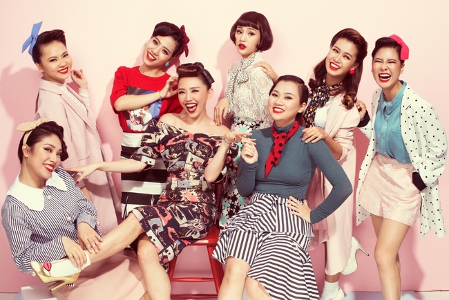 Team T&oacute;c Ti&ecirc;n nổi bật với trong c&aacute;ch retro đầy m&agrave;u sắc - Ảnh 2.