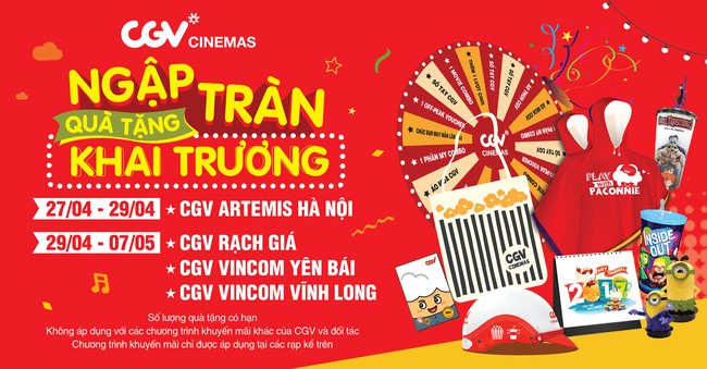 CGV Việt Nam đồng loạt khai trương 4 cụm rạp mới vào cuối tháng 04/2017 - Ảnh 10.