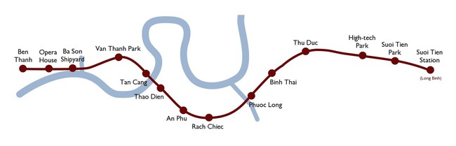 Cư dân mạng truyền tay nhau bản đồ tàu điện ngầm Sài Gòn - Ảnh 2.