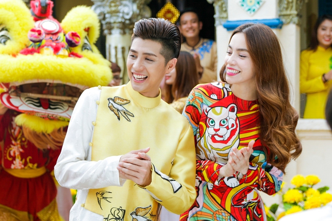 Hồ Ngọc H&agrave;, Noo Phước Thịnh c&ugrave;ng rủ học tr&ograve; đ&oacute;ng MV Tết - Ảnh 2.
