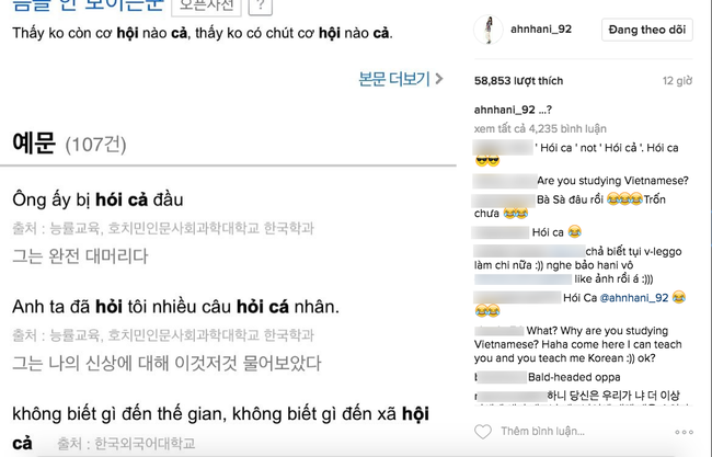 Hani (EXID) bất ngờ lên Instagram hỏi về biệt danh Hói ca fan Việt gọi mình sau concert - Ảnh 2.