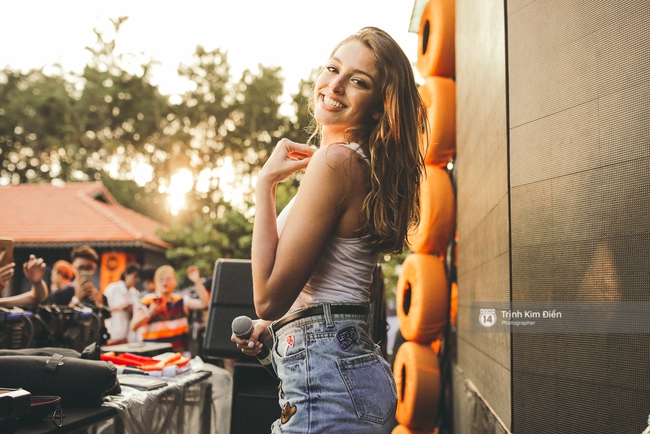 H&igrave;nh ảnh Celine Farach "đẹp ngẩn ngơ" tr&ecirc;n s&acirc;n khấu tổng duyệt!- Ảnh 6.