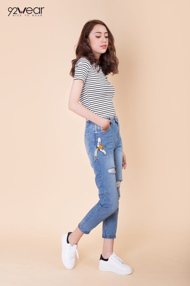 5 mẫu quần jeans sẵn sàng phá đảo mùa hè của các teen girl - Ảnh 2.