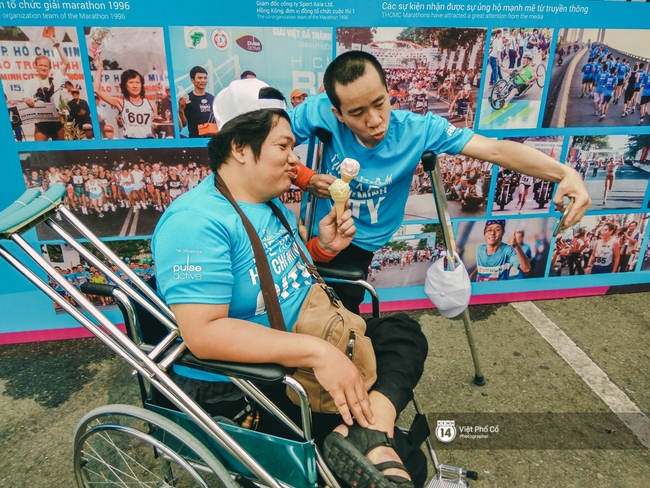 Bộ ảnh xúc động về nghị lực của những người khuyết tật trên đường chạy 5km ở Sài Gòn - Ảnh 5.