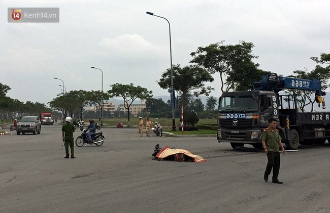 Đà Nẵng: Nam thanh niên chết thảm sau va chạm với xe tải - Ảnh 1.