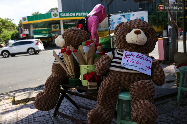 Hàng trăm gấu bông chất đống tại trạm xe buýt ở Sài Gòn trong ngày Valentine - Ảnh 6.