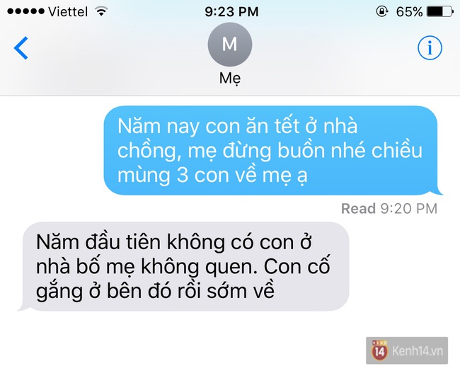 Mẹ ơi Tết đầu tiên làm dâu mới, con chẳng về phụ giúp được mẹ cha - Ảnh 3.