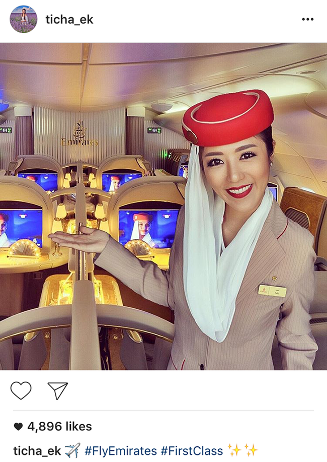 Bị bóc mẽ chuyên ghép ảnh để sống ảo, nữ tiếp viên hàng không xinh đẹp xoá luôn Instagram - Ảnh 4.