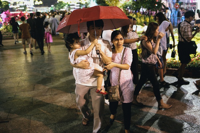 Người Sài Gòn háo hức chụp ảnh với gia đình gà ở đường hoa Nguyễn Huệ trong đêm khai mạc - Ảnh 16.