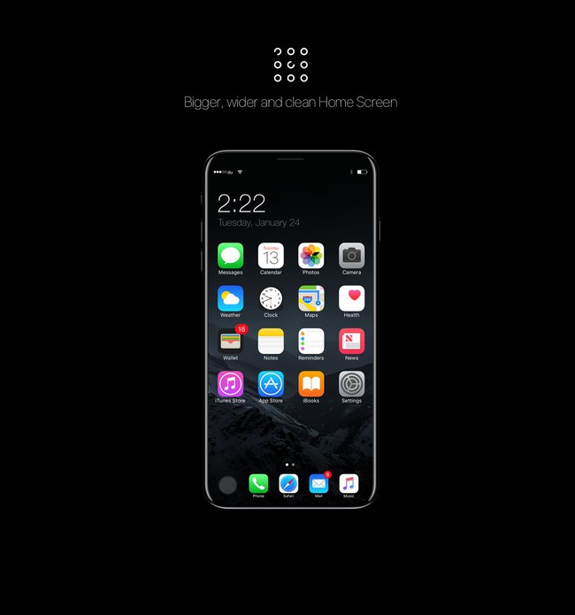 Chiêm ngưỡng ý tưởng iPhone 8 đẹp mê hồn, đội Apple lại có dịp nở mày nở mặt - Ảnh 3.