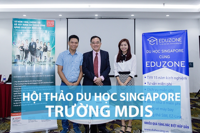 Hội thảo Du học Singapore: Nhận học bổng S$4.000 và cơ hội thực tập tại Singapore cùng MDIS - Ảnh 1.