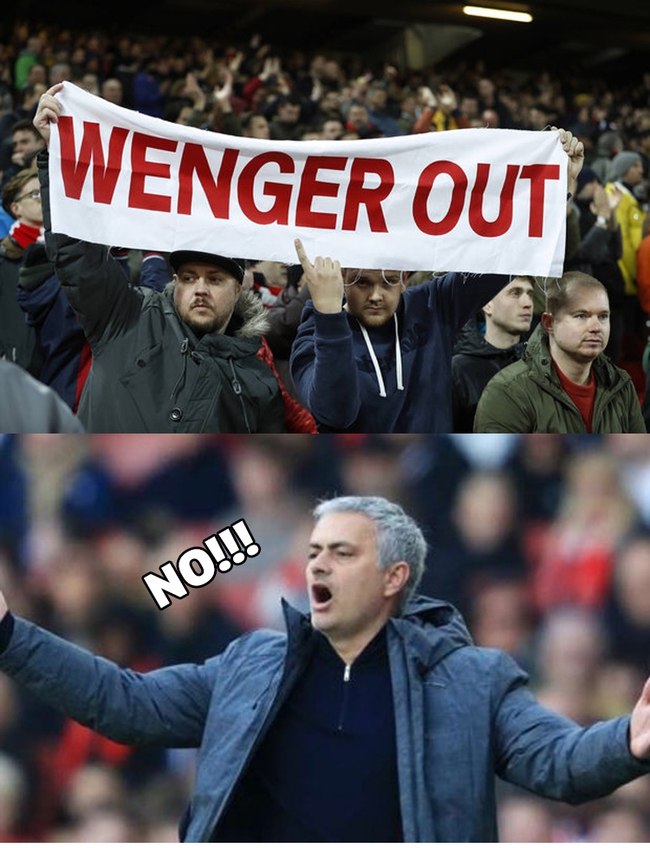 Ảnh chế: Mourinho đi đánh giày sau trận thua Arsenal - Ảnh 5.