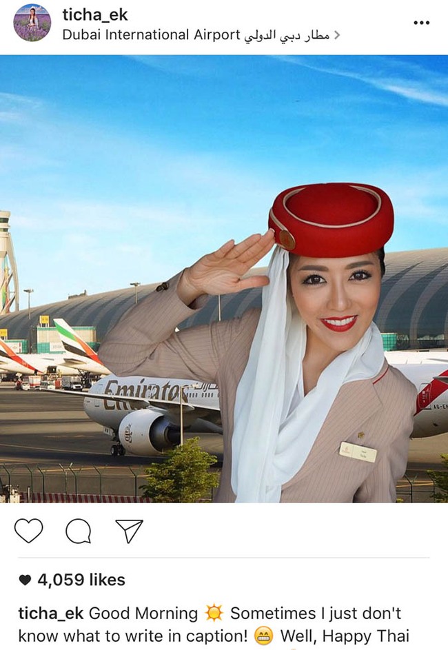 Bị bóc mẽ chuyên ghép ảnh để sống ảo, nữ tiếp viên hàng không xinh đẹp xoá luôn Instagram - Ảnh 10.