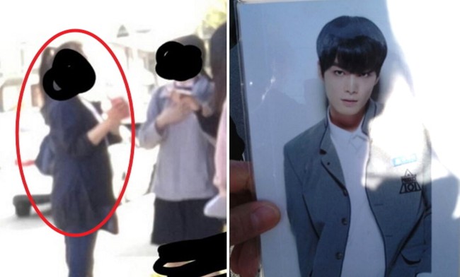 Fan NUEST x&oacute;t xa khi mẹ thần tượng phải ra đường ph&aacute;t tờ rơi quảng b&aacute; cho con trai tại Produce 101 - Ảnh 1.