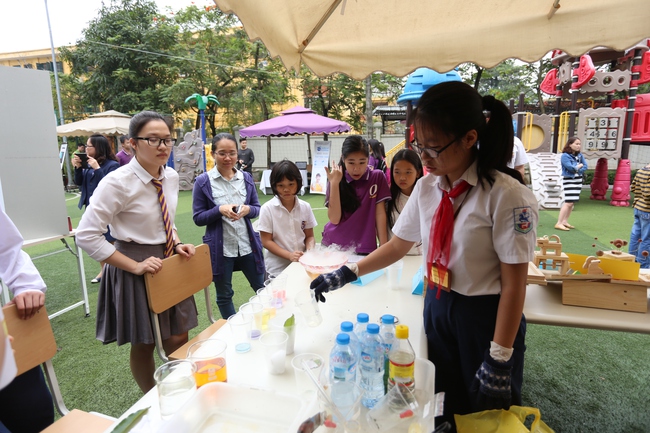 Không gian đầy sáng tạo ở Stem Fair - ngày hội khoa học dành cho học sinh Hà Nội - Ảnh 11.