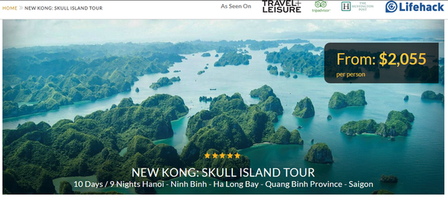 Chỉ sau 1 ngày công chiếu, các tour du lịch ăn theo phim Kong: Đảo đầu lâu đã xuất hiện - Ảnh 1.
