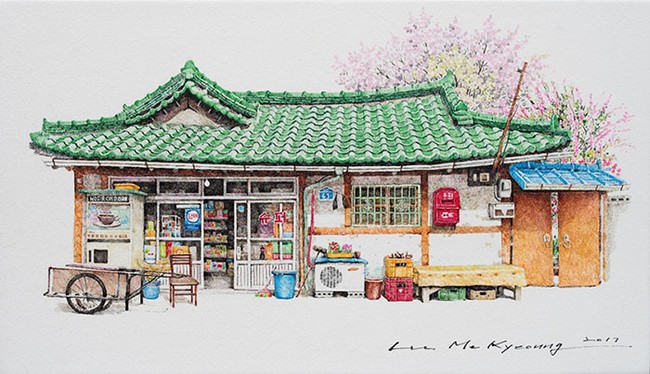 Có một Hàn Quốc đẹp không thốt nên lời qua tranh vẽ suốt 20 năm của người họa sĩ tài năng - Ảnh 10.