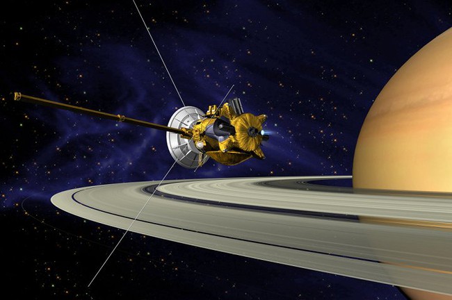 Video: Phi thuyền Cassini  với hành trình bay giữa Sao Thổ - Ảnh 1.