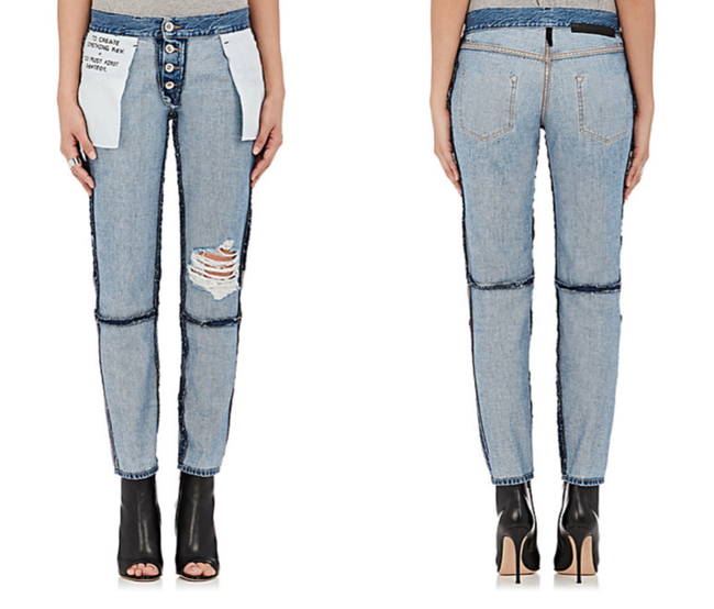 Chẳng hiểu sao nhưng những kiểu quần jeans dị dị càng ngày lại càng lên ngôi - Ảnh 12.