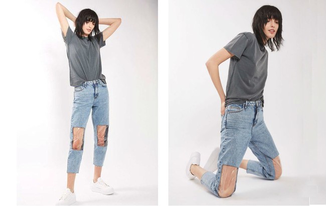 Chẳng hiểu sao nhưng những kiểu quần jeans dị dị càng ngày lại càng lên ngôi - Ảnh 3.