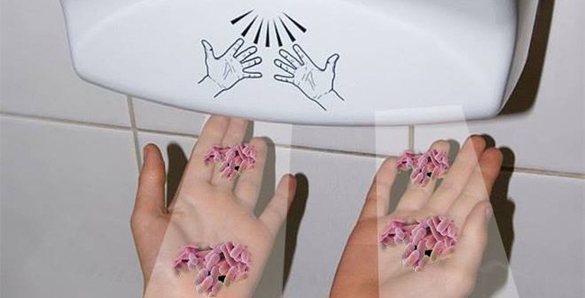 Trước khi sử dụng máy sấy tay trong phòng vệ sinh, hãy chắc rằng bạn đã biết điều này - Ảnh 3.