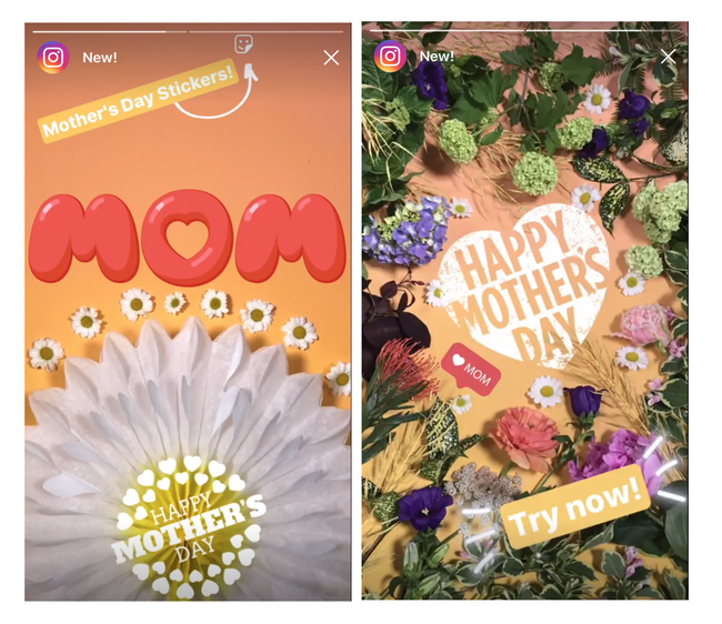 Không thua kém gì Facebook, Instagram cũng tung ra vũ khí bí mật cho Ngày Của Mẹ - Ảnh 1.