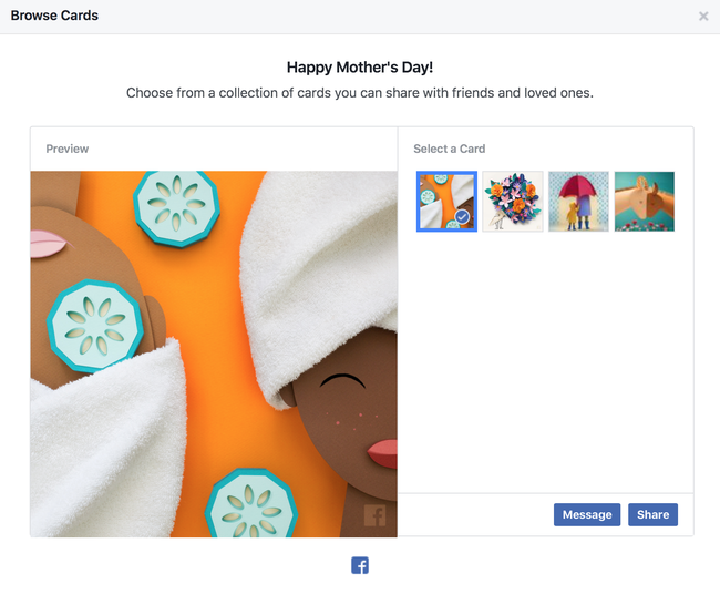 Facebook vừa cho gửi thiệp và thả triệu hoa trong Ngày Của Mẹ, bạn đã làm chưa? - Ảnh 2.