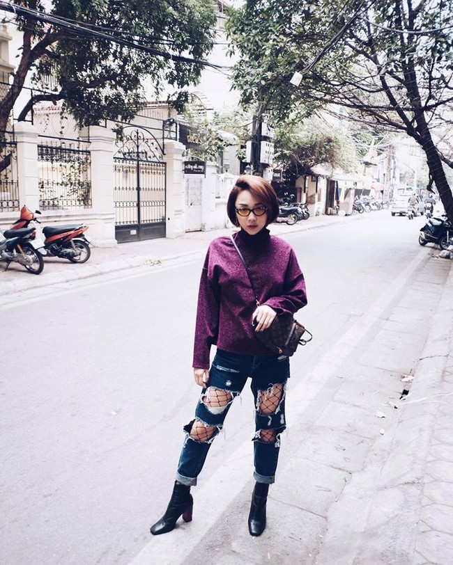 Street style du xuân: Chi Pu đơn giản đẹp đẽ, nhìn sang Minh Hằng lại thấy rối mắt vô cùng - Ảnh 7.