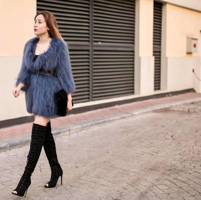 Chẳng hẹn mà gặp: Mỹ Linh, Ngọc Trinh, Huyền My... đều diện đồ đen trong street style tuần qua - Ảnh 12.