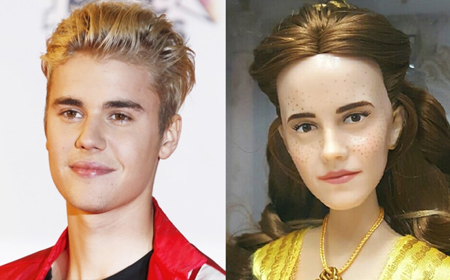 Hài hước cảnh búp bê Emma Watson lại có khuôn mặt y hệt... Justin Bieber - Ảnh 7.