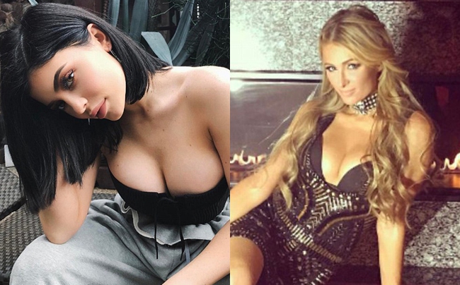 Kylie Jenner và Paris Hilton cùng khoe vòng 1 - Ai là người nóng bỏng hơn? - Ảnh 7.