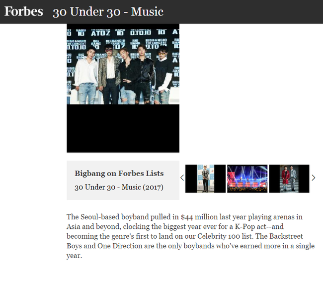 Big Bang là nhóm nhạc Hàn Quốc duy nhất được Forbes vinh danh trong top 30 Under 30 Music - Ảnh 1.