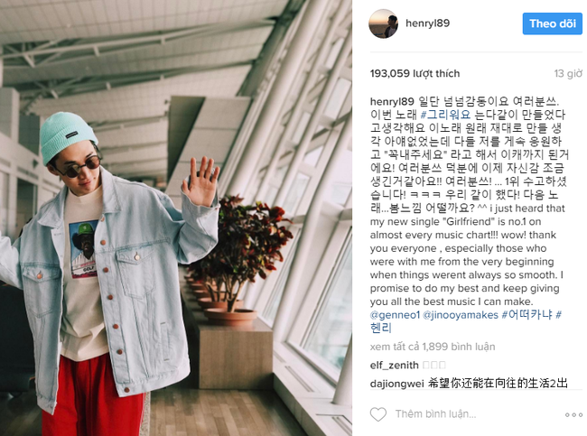Henry (Super Junior-M) tự tin hơn sau th&agrave;nh c&ocirc;ng của Girlfriend - Ảnh 2.