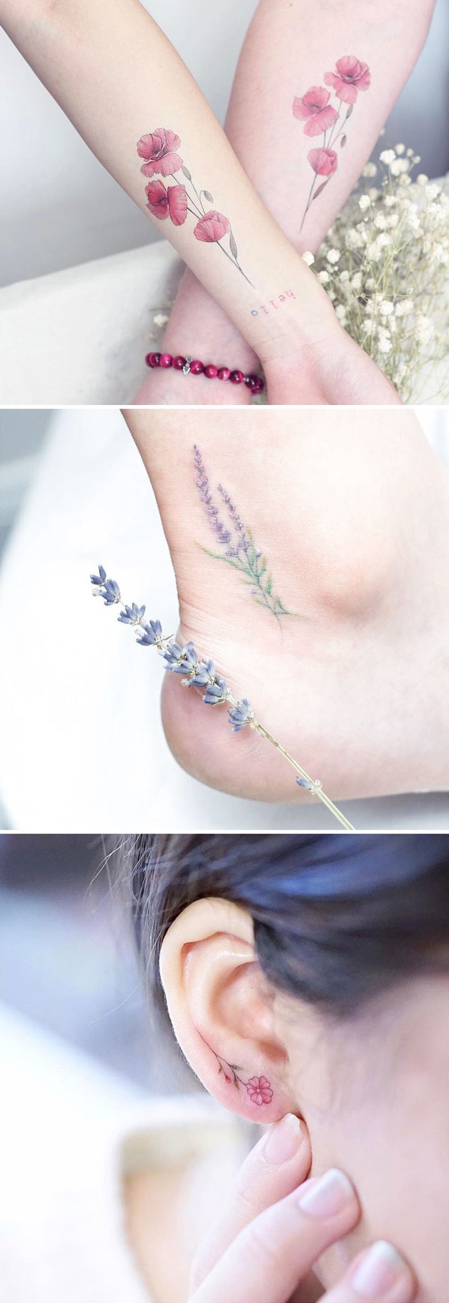 Rose x Lavender Tattoo  Mỗi hình xăm là 1 câu chuyện  Ai cũng biết rằng  hoa hồng là tượng trưng cho tình yêu vậy còn Lavender thì sao  Instagram