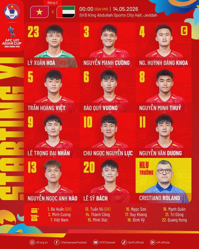 Diễn biến U17 Việt Nam đấu với UAE: V&Agrave;O RỒI! 3-2 cho Việt Nam - Ảnh 3.