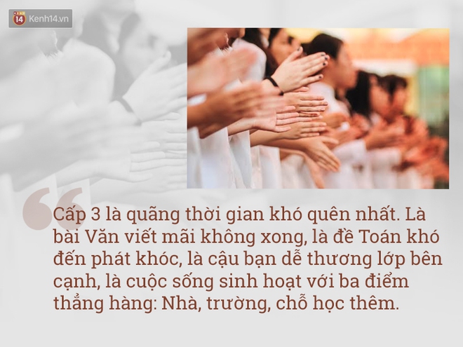 Mùa chia tay, hãy đọc những trích dẫn này để thấy cấp 3 là khoảng ...