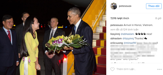 Clip: Cận cảnh nụ cười rạng rỡ của cô gái Việt khi tặng hoa Tổng thống Obama - Ảnh 3.