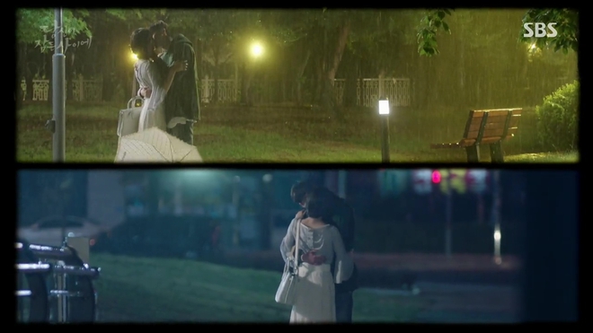 Ngộp thở xem Lee Jong Suk và Suzy hôn nhau mùi mẫn cả phút dưới mưa - Ảnh 2.