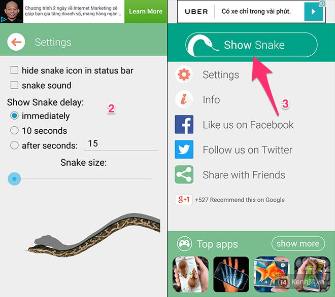 Hướng dẫn làm trò rắn bò ra ngoài màn hình đang xôn xao Facebook mấy ngày qua - Ảnh 3.
