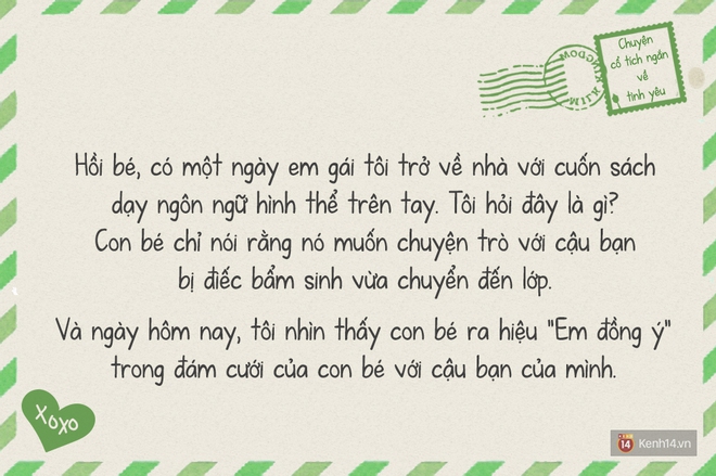 Những mẩu truyện ngắn thôi nhưng bạn sẽ thấy rằng tình yêu đích thực chẳng  ở đâu xa